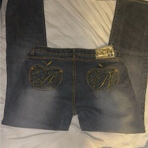 low rise apple bottom jeans